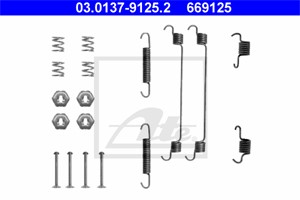 Tarvikesarja, jarrukengät, Taka-akseli, ALFA ROMEO,CITROËN,FIAT,RENAULT, 60750208, 70596.60000.00.00, 77 01 202 550, 77 01 204 840, 95 6