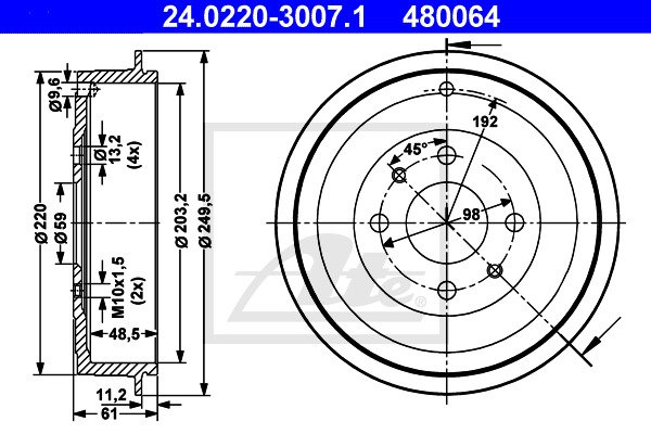 Jarrurumpu ATE 24.0220-3007.1