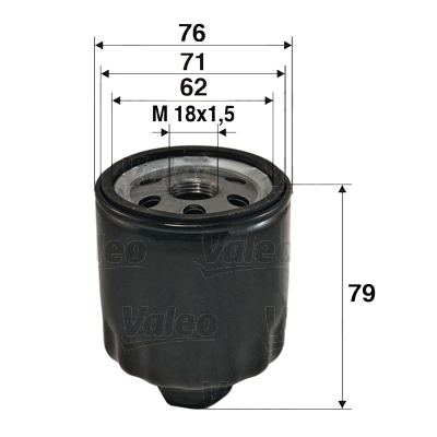 Öljynsuodatin VALEO 586072