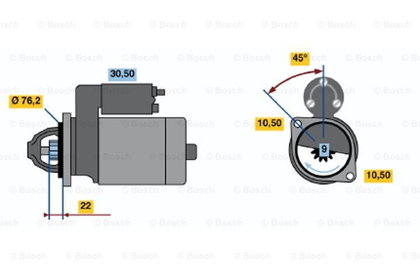 Startteri BOSCH 0 986 016 860
