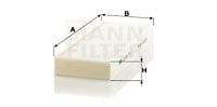 Raitisilmasuodatin MANN-FILTER CU 26 014-2