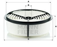 Ilmansuodatin, ISUZU,TOYOTA, 17801-37010, 17801-41050, 17801-41090, 17801-41090-83, 17801-70020, 17801-70020-83, 4310069, 8-94465-656-0,