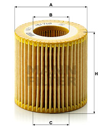 Öljynsuodatin MANN-FILTER HU 710 x