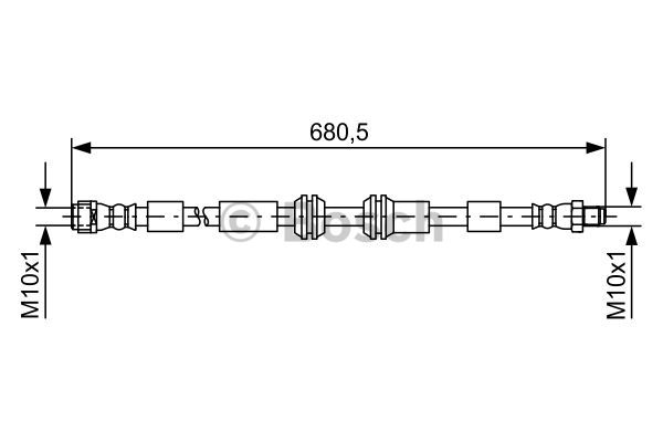 Jarruletku BOSCH 1 987 481 734