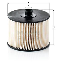 Polttoainesuodatin MANN-FILTER PU 1018 x