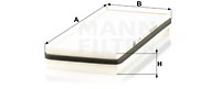 Raitisilmasuodatin MANN-FILTER CU 3840