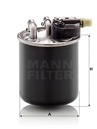 Polttoainesuodatin MANN-FILTER WK 820/22