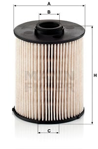 Polttoainesuodatin MANN-FILTER PU 839 x