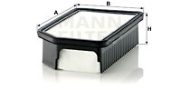 Ilmansuodatin MANN-FILTER C 26 014