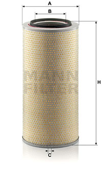 Ilmansuodatin MANN-FILTER C 24 650/6