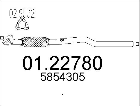 Pakoputki MTS 01.22780