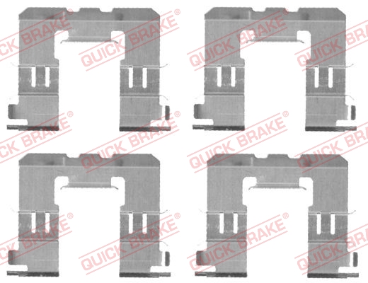 Tarvikesarja, jarrupala QUICK BRAKE 109-1721