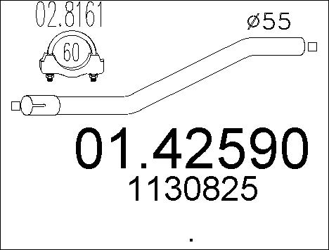 Pakoputki MTS 01.42590