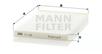 Raitisilmasuodatin MANN-FILTER CU 1936