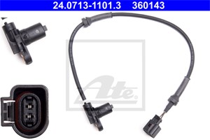 Tunnistin, kiertonopeus, Etuakseli, FORD GALAXY, SEAT ALHAMBRA, VW SHARAN, 1048603, 7M0 927 807 C, 98VW-2B372-BA