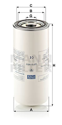 Suodatin, paineilma MANN-FILTER LB 13 145/3