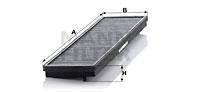 Raitisilmasuodatin MANN-FILTER CUK 5877