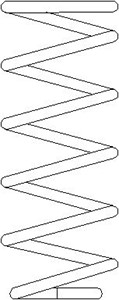 Jousi (auton jousitus), Etuakseli, oikea, Etuakseli, vasen, OPEL CORSA B, CORSA B Skåp/halvkombi, VAUXHALL CORSA Mk I, CORSAVAN Mk I, 03