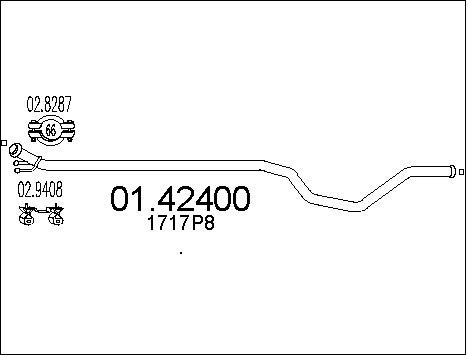 Pakoputki MTS 01.42400