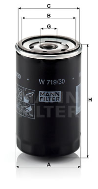 Öljynsuodatin MANN-FILTER W 719/30
