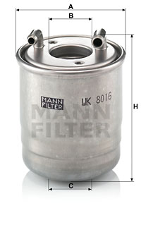 Polttoainesuodatin MANN-FILTER WK 8016 x