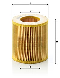 Öljynsuodatin MANN-FILTER HU 816 x