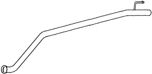 Pakoputki, Keskellä, NISSAN,OPEL,RENAULT, 20030-00QAA, 4408444, 4411736, 8200042481, 8200048491, 8200172825, 91160024