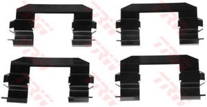 Tarvikesarja, jarrupala, Etuakseli, HYUNDAI SANTA FÉ I, TERRACAN, KIA CARNIVAL I, CARNIVAL II, 58116-45000, DA0161600