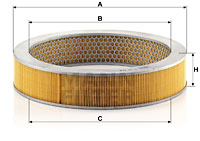 Ilmansuodatin MANN-FILTER C 37 114