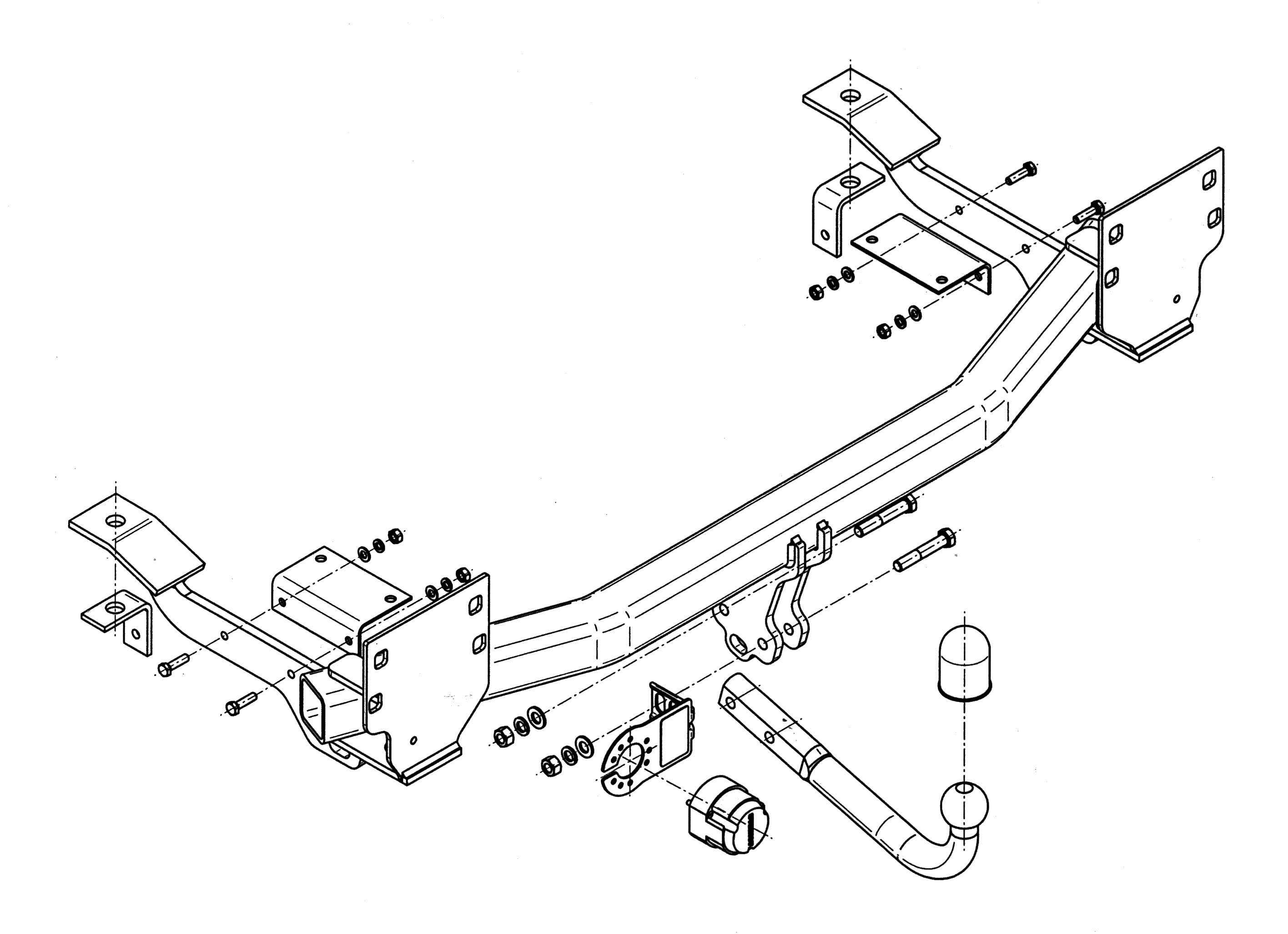 Vetokoukku STEINHOF STL-110 Land Rover Range Rover '02-12