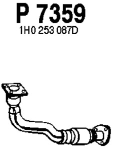 Pakoputki, Edessä, VW GOLF III, GOLF Cabriolet III, GOLF Variant III, PASSAT B3/B4, PASSAT B3/B4 Variant, VENTO, 1H0253087D, 1H0253087K,