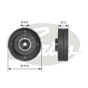 Ohjainrulla, hammashihna, AUDI,VOLVO,VW, 069 109 243 B, 1257120