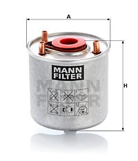 Polttoainesuodatin MANN-FILTER WK 9046 z