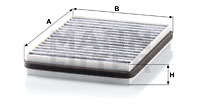 Raitisilmasuodatin MANN-FILTER CUK 22 014