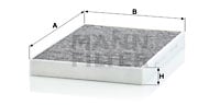 Raitisilmasuodatin MANN-FILTER CUK 31 003