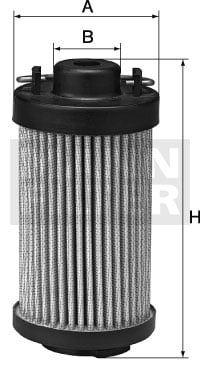 Suodatin, työhydrauliikka MANN-FILTER HD 419/1