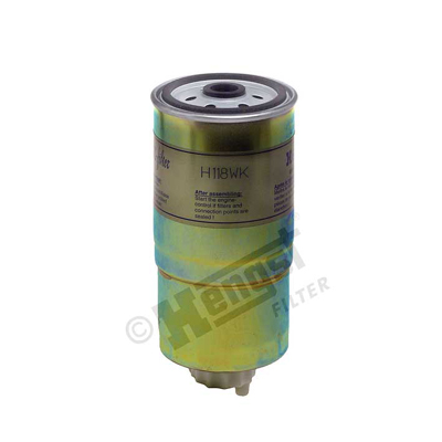Polttoainesuodatin HENGST FILTER H118WK