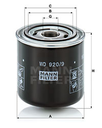Öljynsuodatin MANN-FILTER WD 920/9