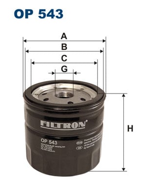 Öljynsuodatin FILTRON OP 543