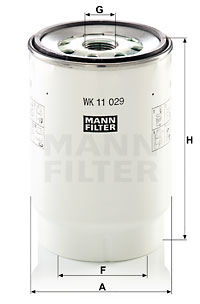 Polttoainesuodatin MANN-FILTER WK 11 029 z