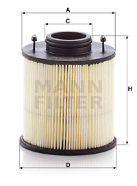 Ureasuodatin MANN-FILTER U 620/4 y KIT