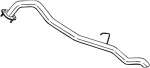 Pakoputki, Takana, OPEL FRONTERA A, FRONTERA A Sport, VAUXHALL FRONTERA Mk I, 854580, 91147825