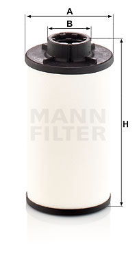 Hydrauliikkasuodatin, automaattivaihteisto MANN-FILTER H 6003 z