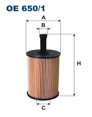 Öljynsuodatin FILTRON OE 650/1