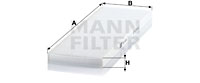 Raitisilmasuodatin MANN-FILTER CU 4036