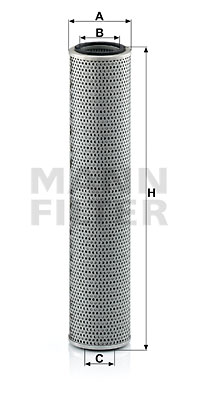 Suodatin, työhydrauliikka MANN-FILTER H 1095