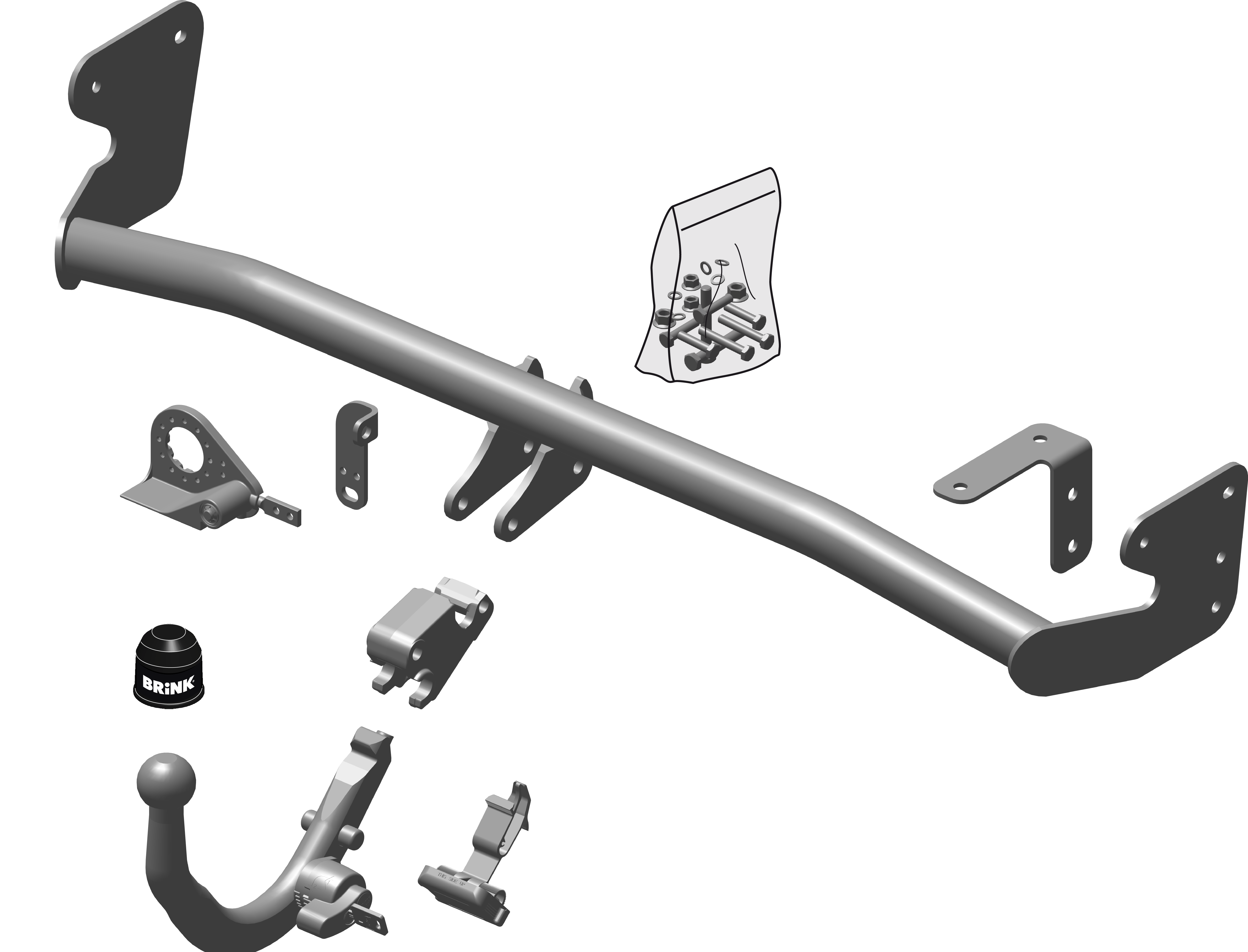 Vetokoukku BRINK 507000 Kia Soul '09-14