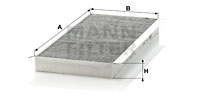 Raitisilmasuodatin MANN-FILTER CUK 3567