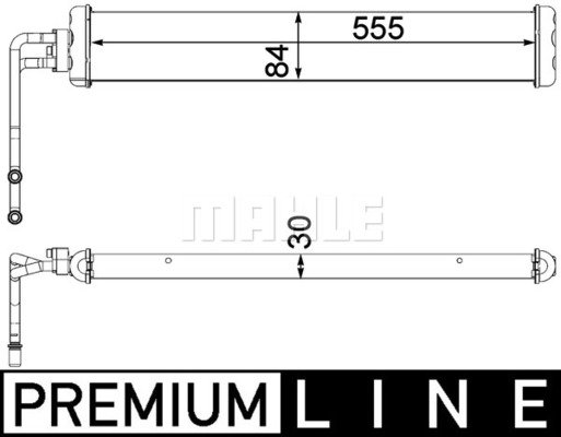 Öljynjäähdytin, autom. vaihteisto MAHLE ORIGINAL CLC 99 000P