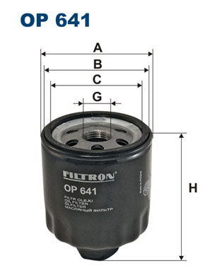 Öljynsuodatin FILTRON OP 641